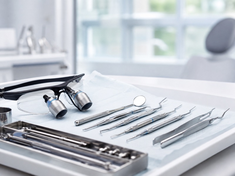 Strumentazione parodontale per la conservazione dentale, immagine illustrativa